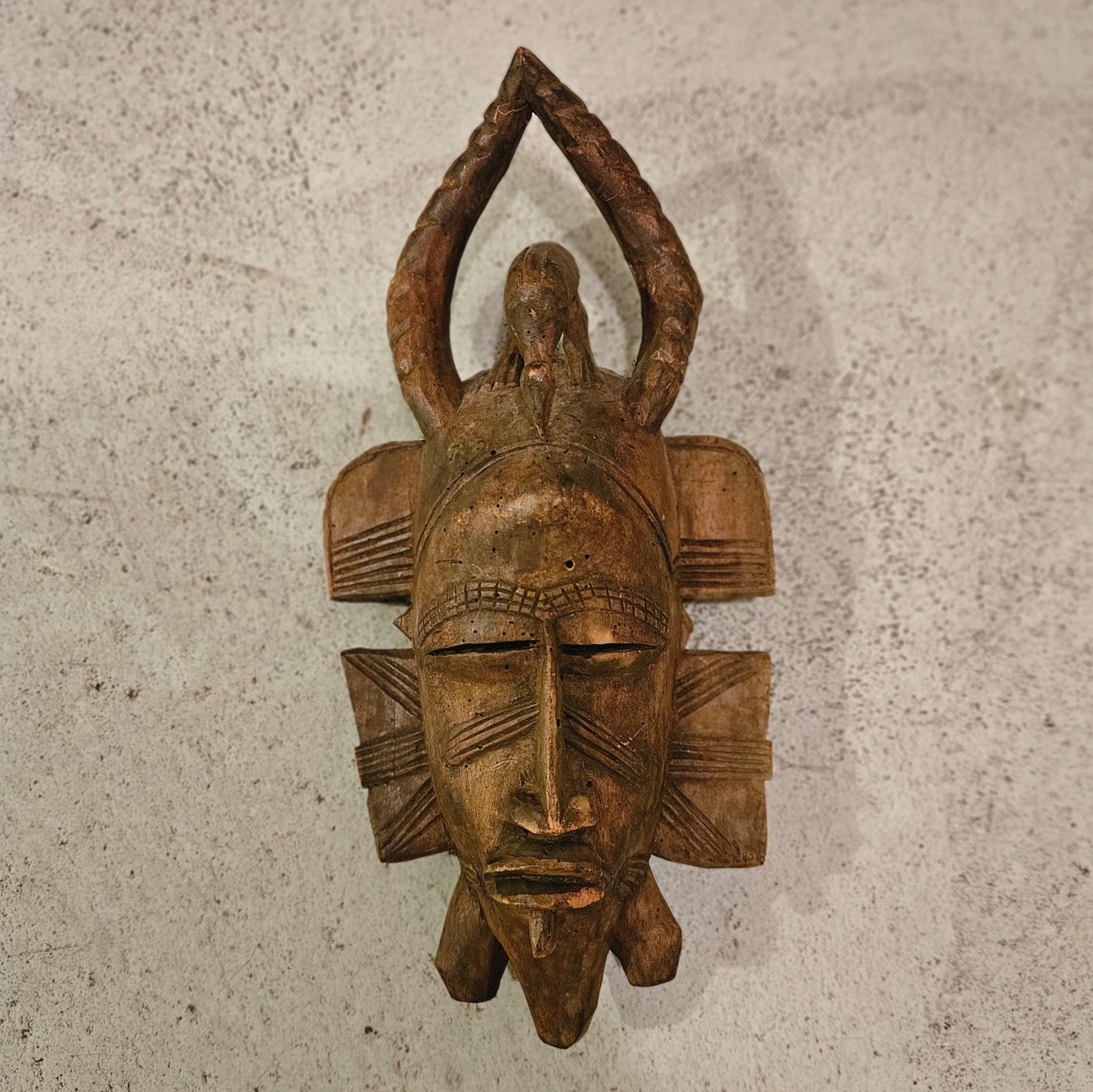 Internationale Kunst: Alte Afrikanische Senufo Maske – Gebraucht aus Rieden AG von sam5432