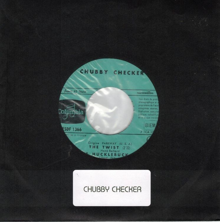 Schallplatten: Chubby Checker  --  The Twist  EP  Single7 – Gebraucht aus Rheinau von asteng