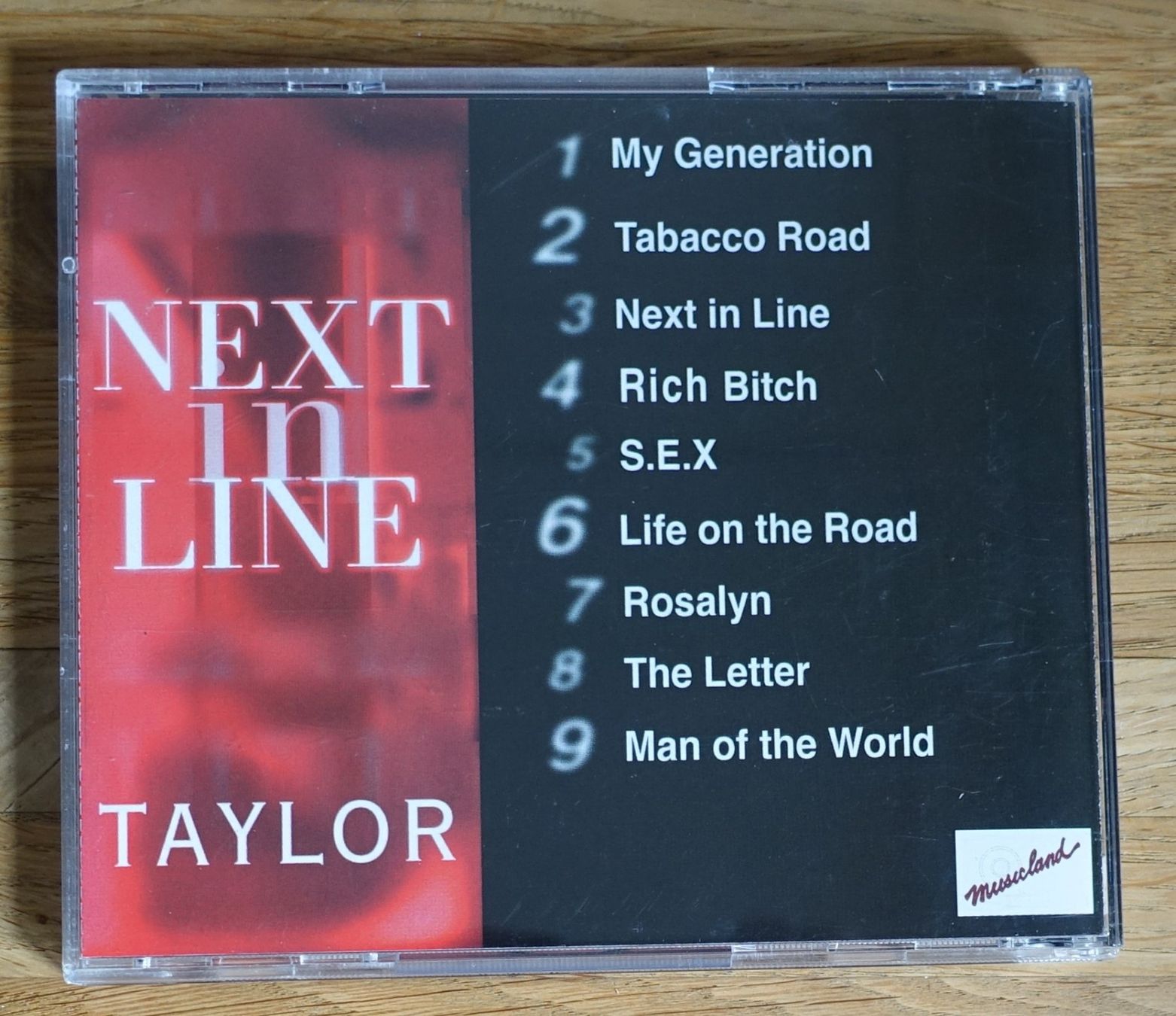 CD: Taylor - Next In Line - D9 – Usato da Sessa venduto da discoverymedia 1