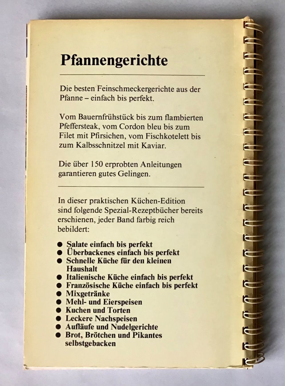 Libri: Kochbuch: Pfannengerichte einfach bis perfekt – Usato da Bubendorf venduto da Alpenheidi 1