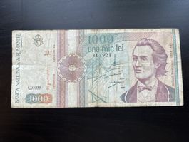 Billet Roumanie 🇷🇴 1000 lei 