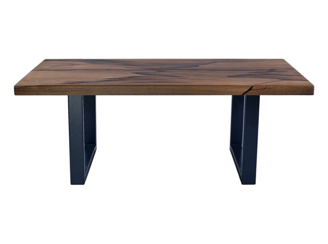 Tavoli: Table basse en chêne de tourbière – Nuovo (secondo la descrizione) da Monthey venduto da Moorkingwood 2