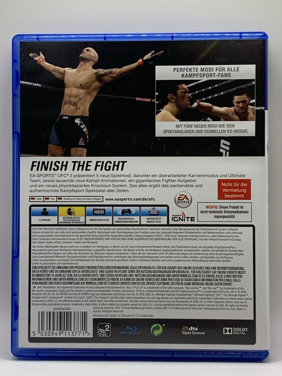 Sony Spiele: UFC 2 - PS4 – Gebraucht aus Ostermundigen von RG-Collector 1