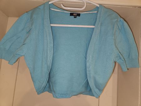 Bolero Yes or No kurzarm türkis Grösse XL 