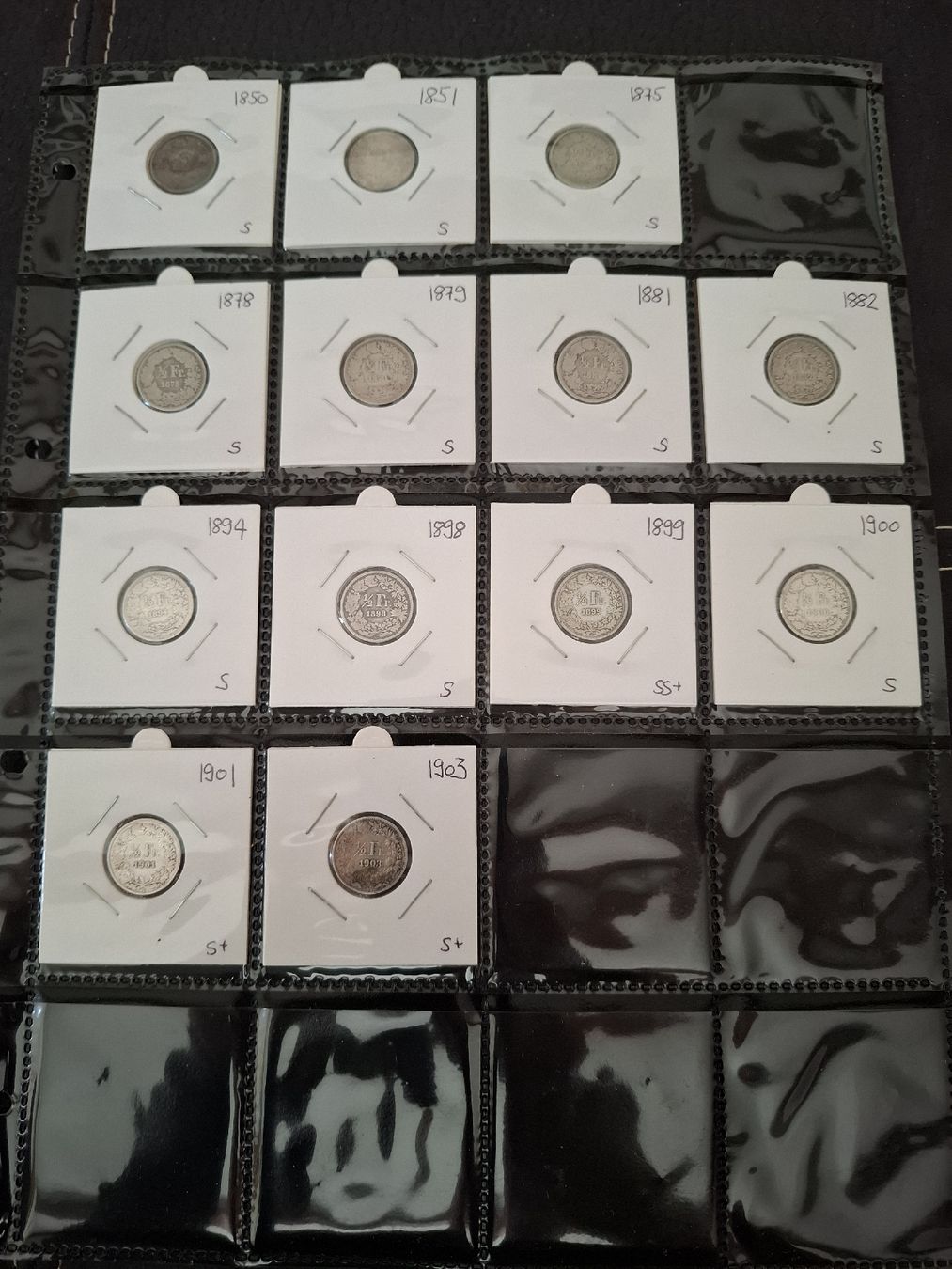 Tutti le monete: 50 Rp Sammlung ab 1850 – Usato da Hunzenschwil venduto da Hardrock6