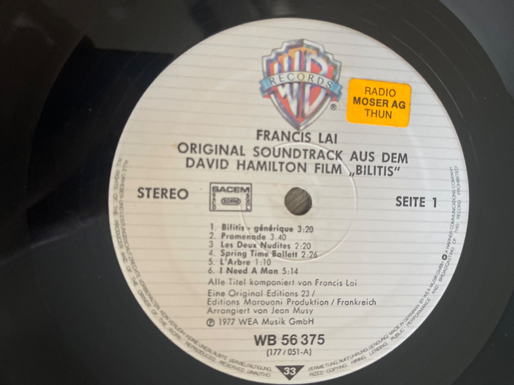 Dischi in vinile: M23/Bilitis LP - Francis Lai – Usato da Frutigen venduto da Philippe_jsp 2