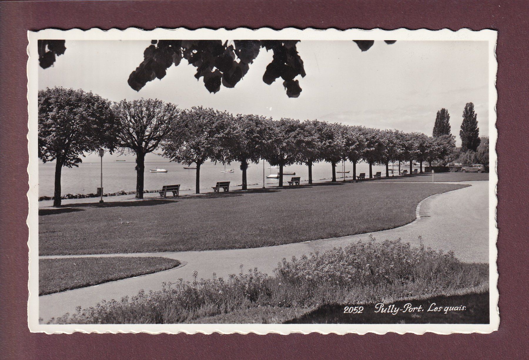 Ansichtskarten: PULLY - Port - Les quais – Gebraucht aus Pully von nicecards