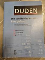 Duden: Die schriftliche Arbeit kurz gefasst