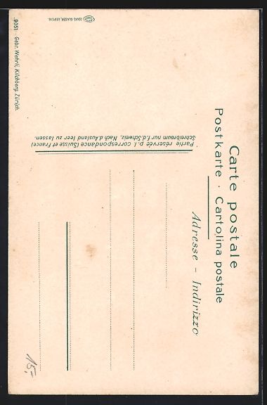 Cartoline postali: Appenzell, Appenzellerin in Tracht mit E – Usato da Berlin venduto da bartko-reher 1