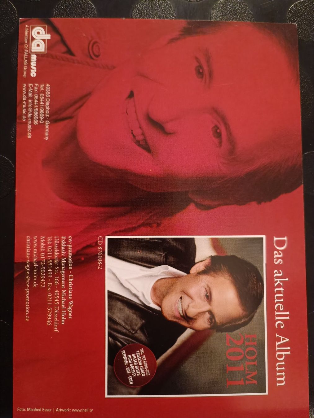Autografi: Michael Holm - handsignierte alte Autogrammkarte – Usato da Menziken venduto da Artographs 1