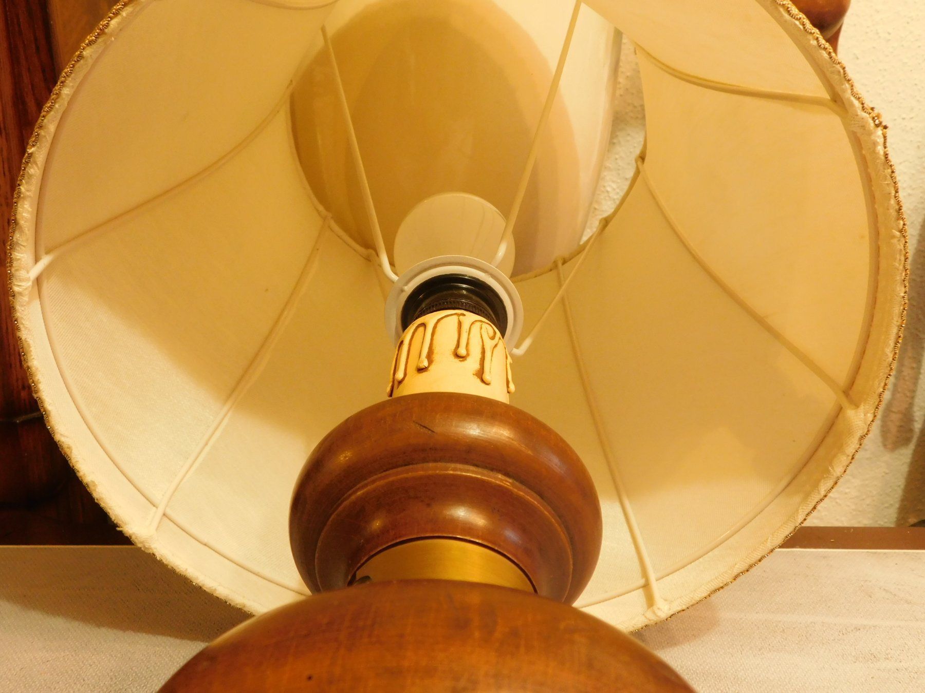 Lampen: Grosse Antike Lampe aus Holz – Gebraucht aus Emmenbrücke von Ulisse-22 4