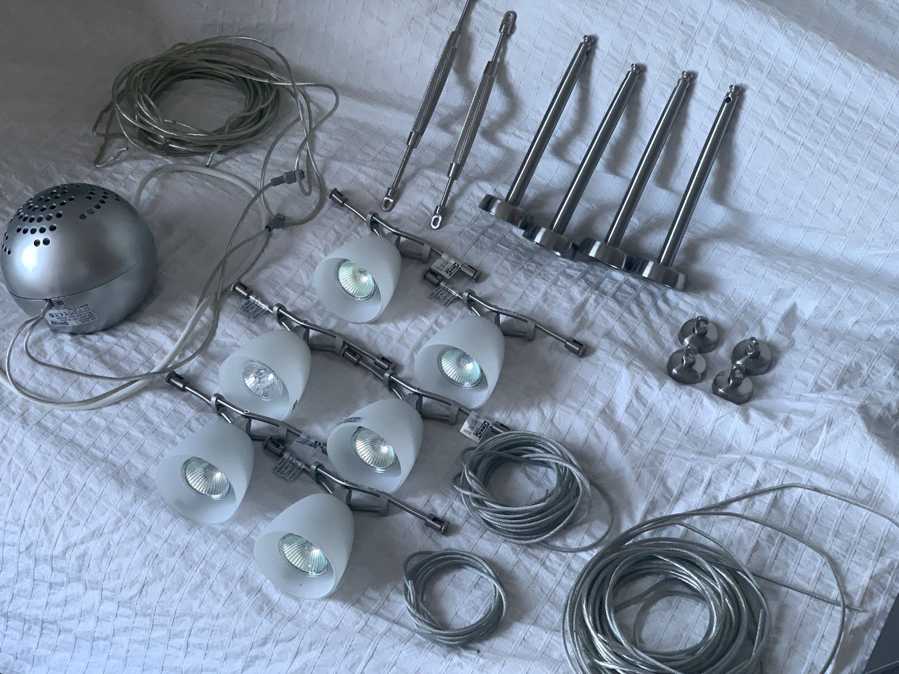Ikea Lampadari & plafoniere: NORRSKEN Schienenlichtsystem – Usato da Dübendorf venduto da akosbertalot