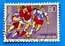 Nr.855 Fussball-Spielszene GESTEMPELT Sonderpostmarken I