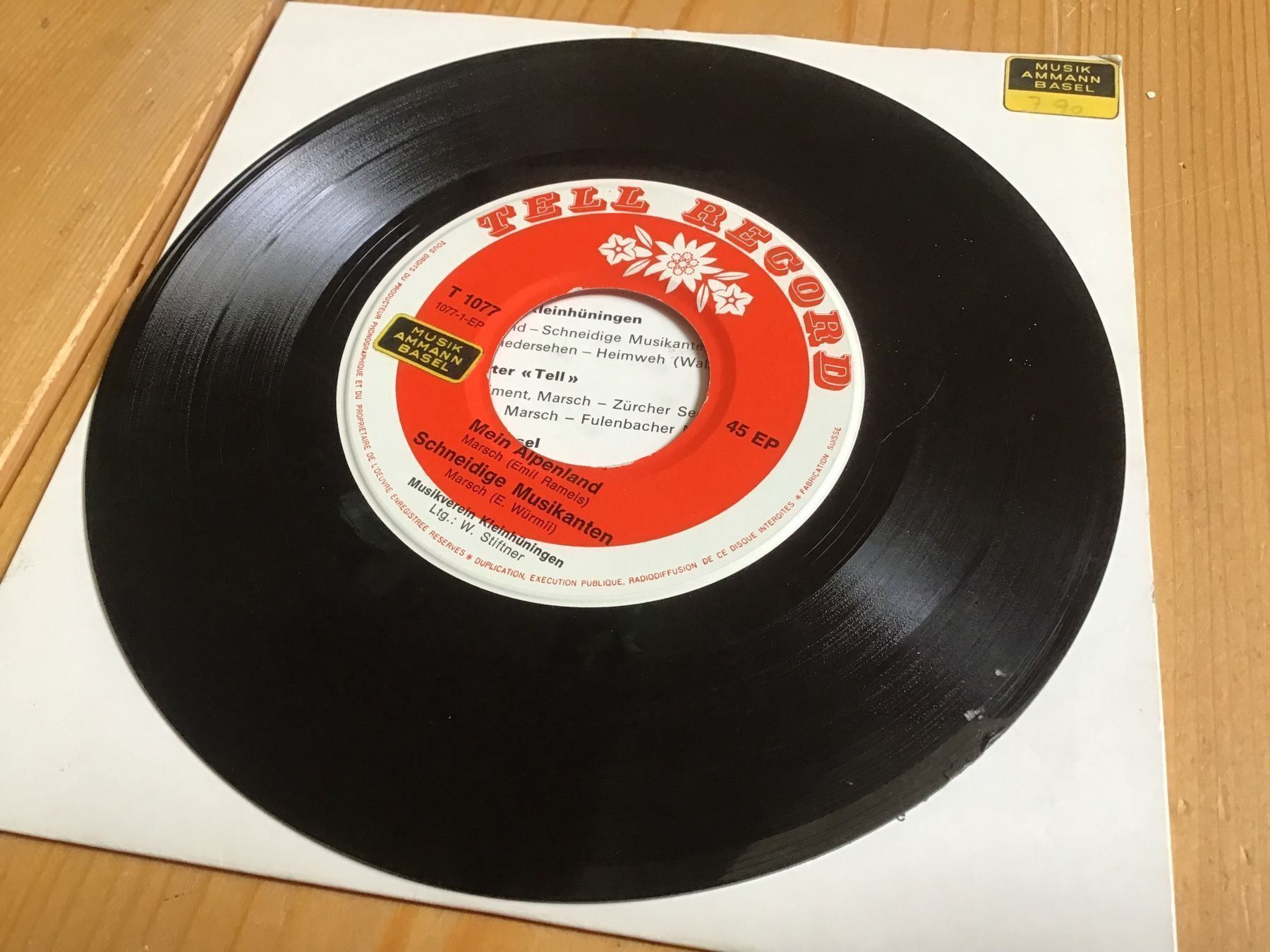 Dischi in vinile: single, Tell Record, mein alpenland – Usato da liestal venduto da makai05 3