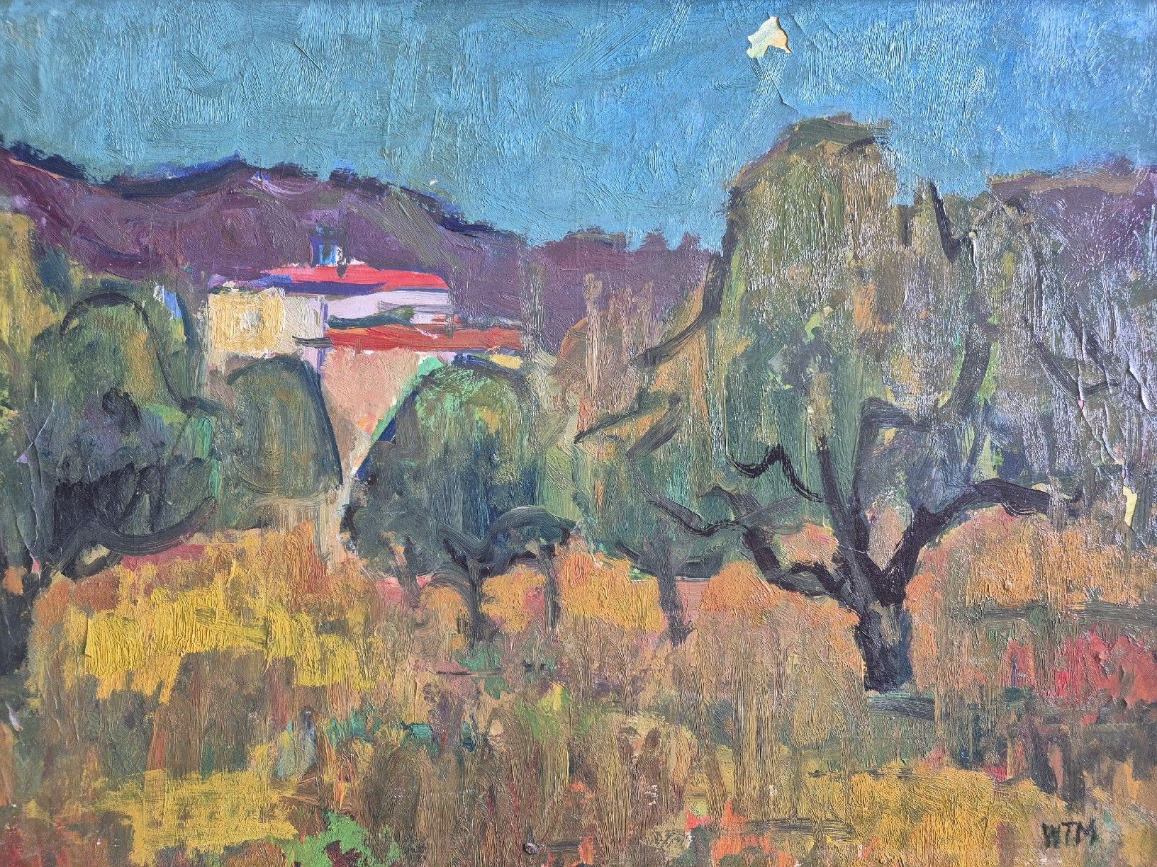 Dipinti: tableau de Werner Theodor Meier 1916-2007 "Toscana" hsp – Usato da Tramelan venduto da La_mine_d_art 4