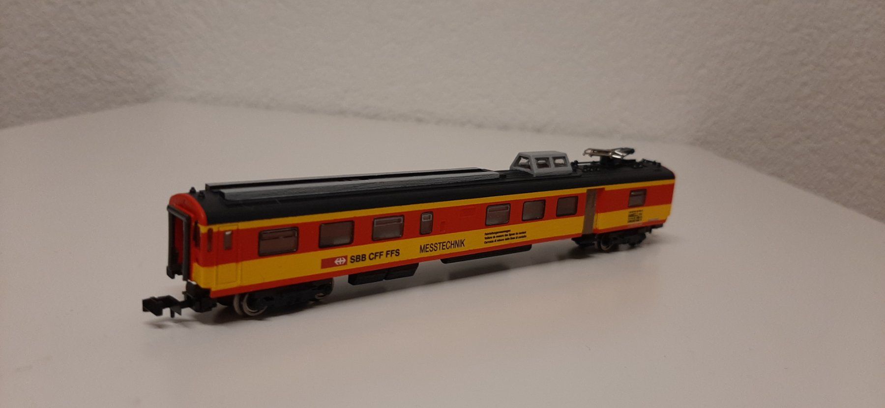 Modelleisenbahnen: Fahrleitungsmesswagen SBB – Gebraucht aus Colombier NE von Couscous12