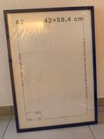 Fotorahmen Holz Dunkelblau A2 42x59.4 cm