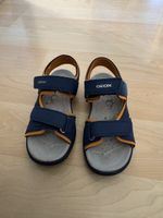 Geox J VANIETT BOY - Trekkingsandale - navy/orange Grösse 28