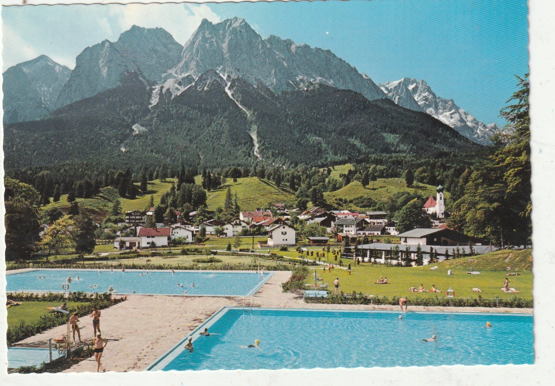 Cartoline postali: Zugspitz Bad – Usato da Lumbrein venduto da made02