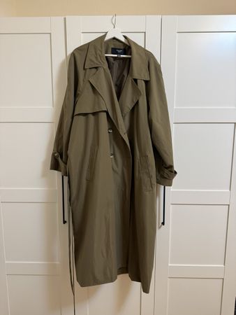 Plus Size Trenchcoat Vero Moda Curve, Olivgrün, Grösse 54