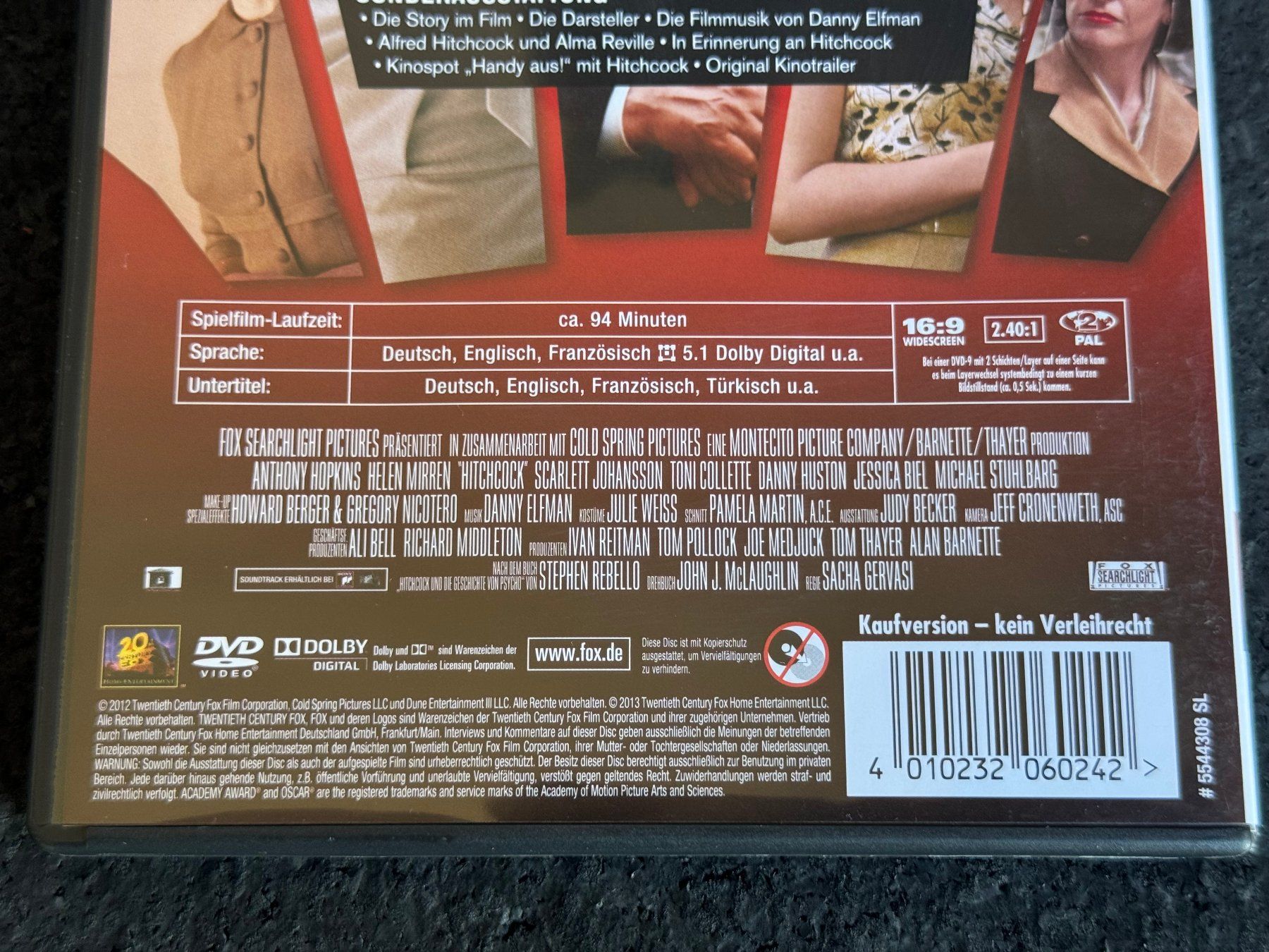 Tous les DVDs: HITCHCOCK DVD DE/EN/FR – D'occasion à Fribourg par tschjoly 3