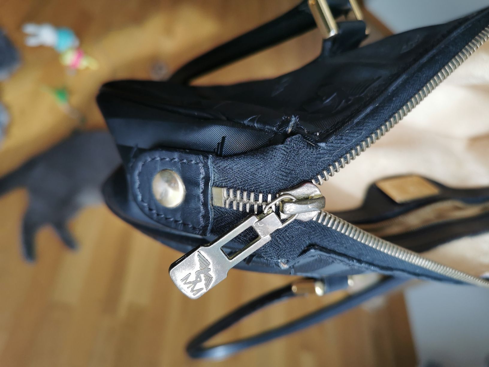Maison Mollerus Borse da donna: MAISON MOLLERUS Schultertasche schwarz – Usato da Weinfelden venduto da Heldin11 6