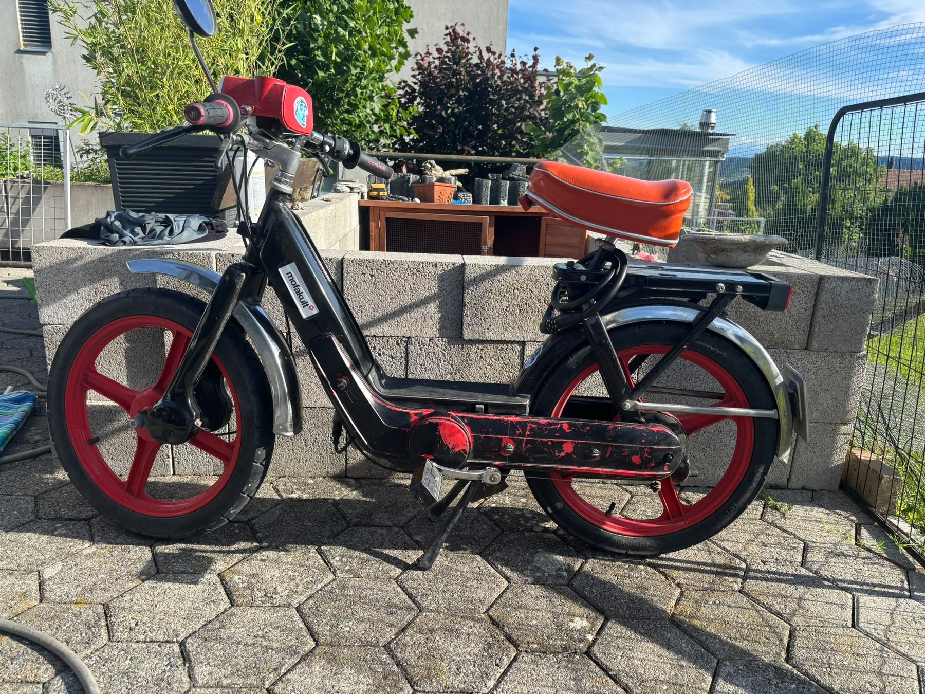 Piaggio Ciclomotori: piaggio CIAO schwarz rot – Usato da Riedholz venduto da Dilovan07