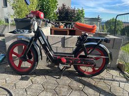 piaggio CIAO schwarz rot