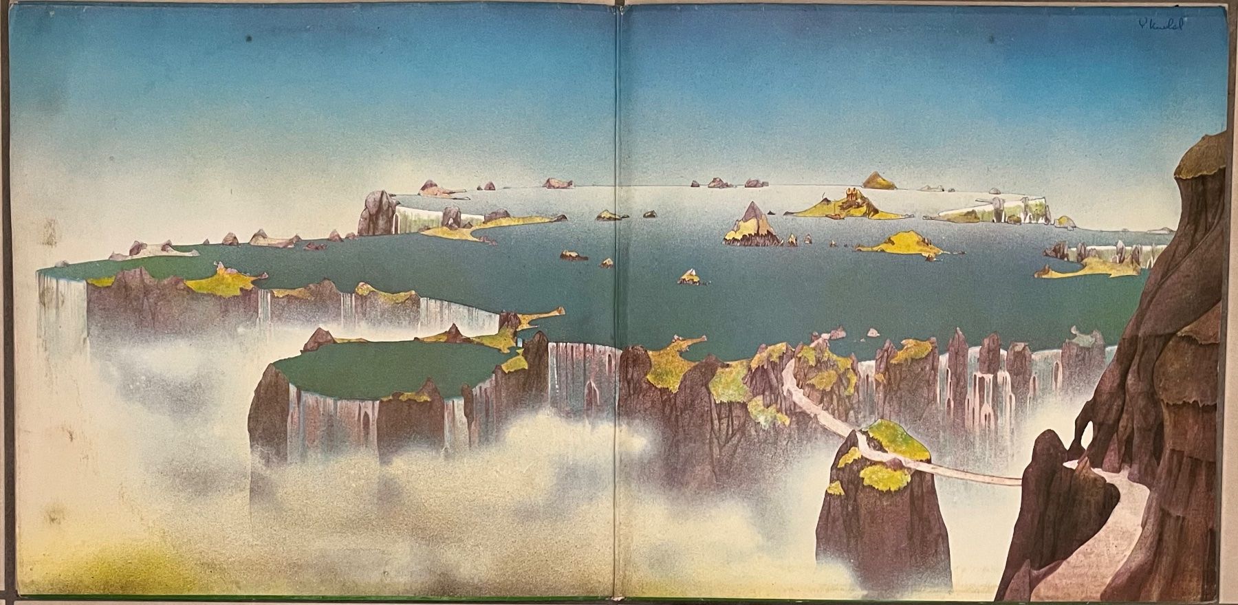 Vinyles: YES - CLOSE TO THE EDGE - 33 Tours – D'occasion à Bussigny par vinyl-pas-cher 1