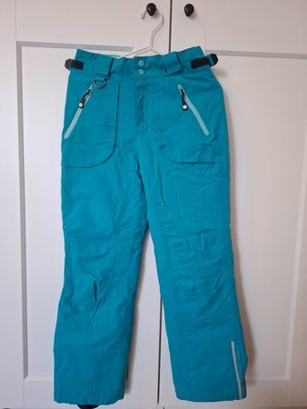 Blaue Skihose