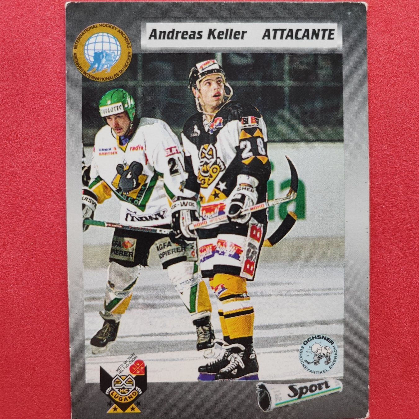 Carte collezionabili: Andreas Keller - HC LUGANO - 1993/94 – Usato da Dübendorf venduto da kb86_MOVIE