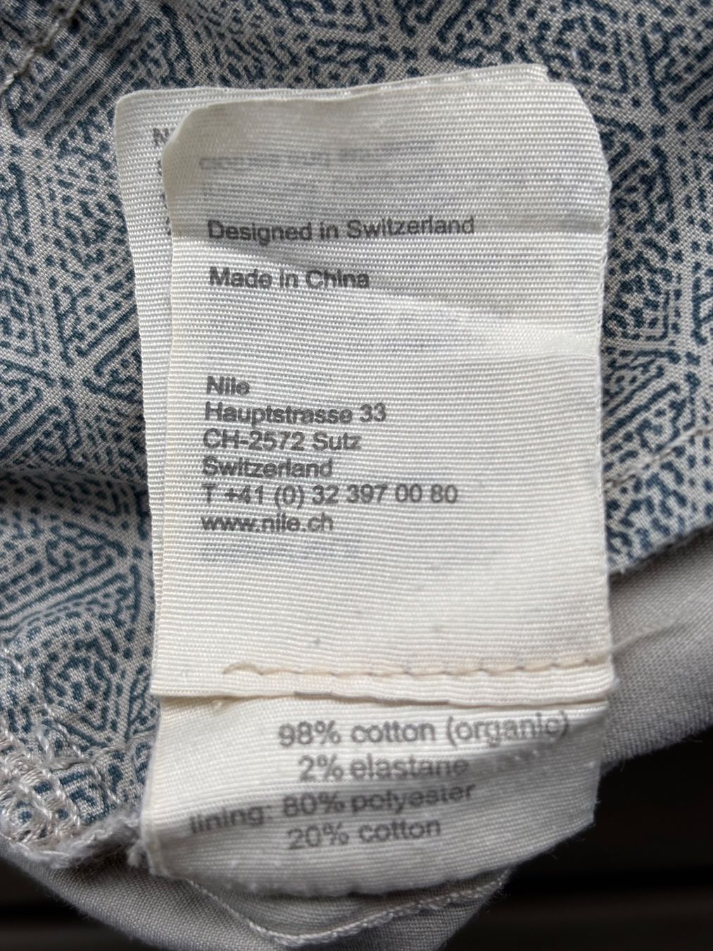 Nile Pantaloni: Nile leichte Freizeithose, Gr. S, beige – Usato da Ebnat-Kappel venduto da Molton 7