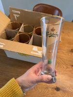 6 x Carlsberg Biergläser 2,5dl neuwertig