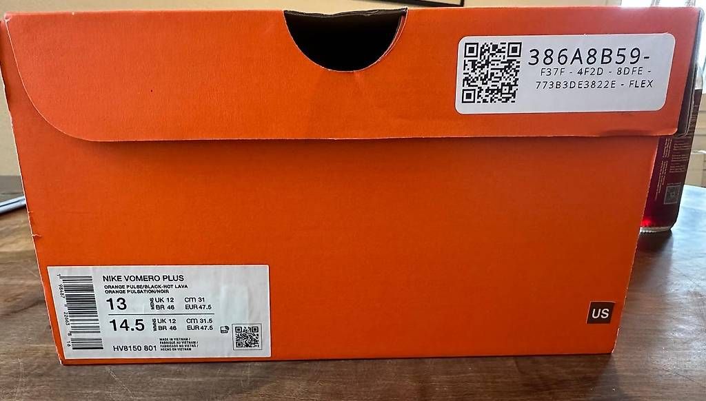 Chaussures hommes: Nike Vomero Plus Orange Pulse – Neuf avec emballage d'origine à Cologny par Unclerae 3