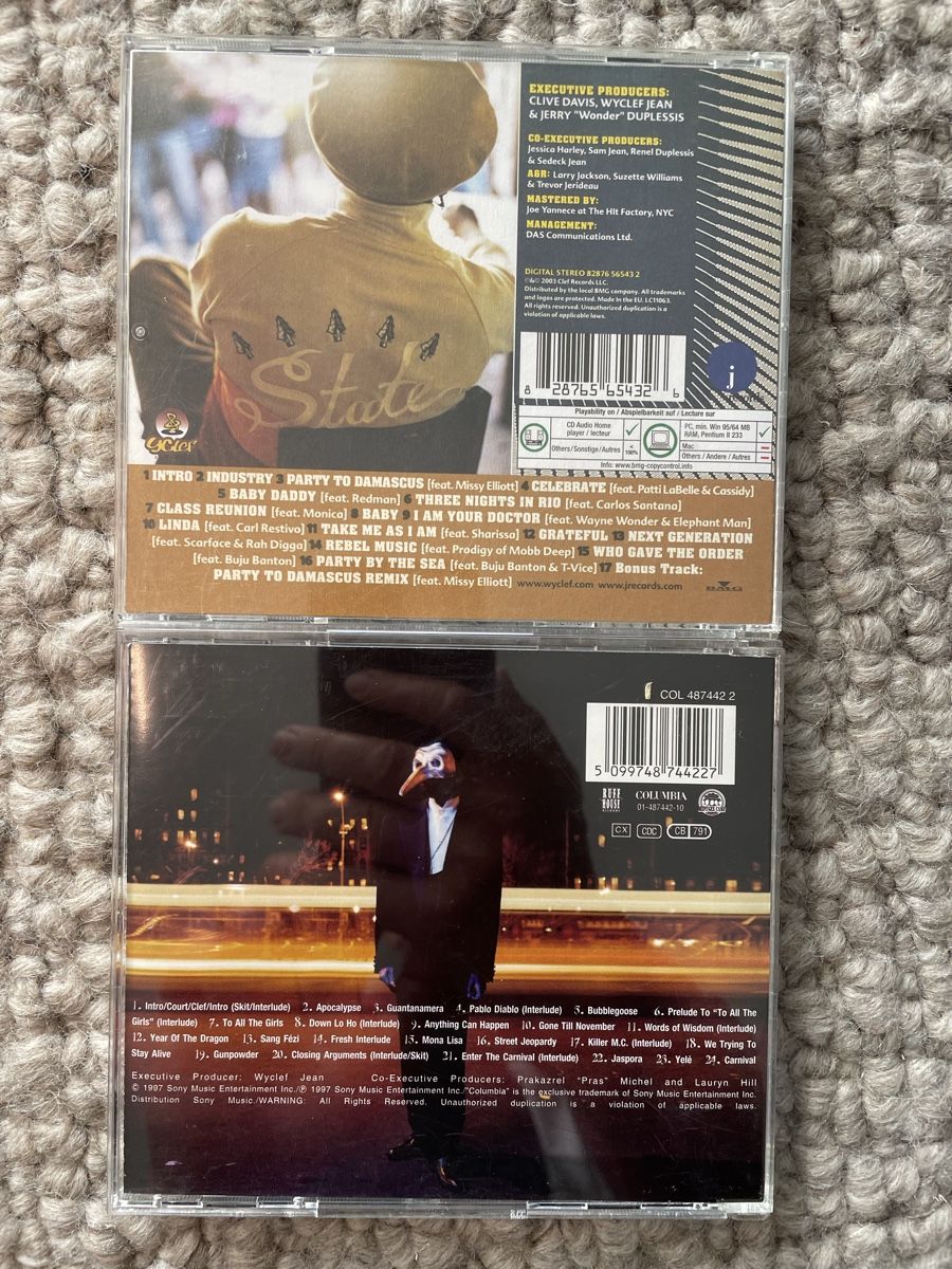 CD: 2x Wyclef Jean – Usato da Reinach AG venduto da trigger7811 1
