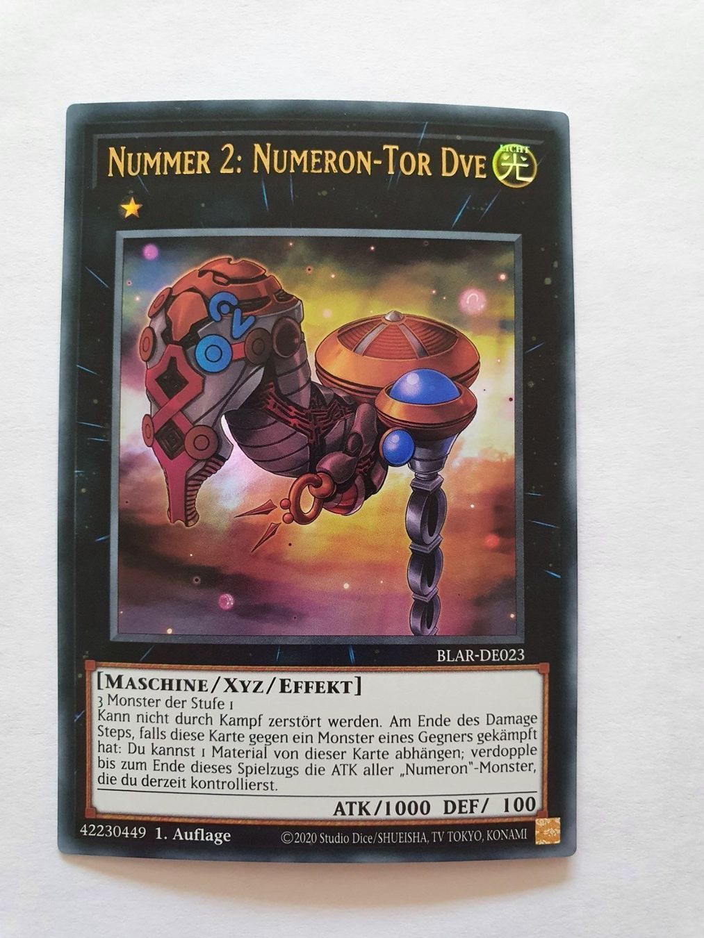 Yugioh Sammelbilder & Trading cards: Yugioh Nummer 2 Numeron Tor DVE TCG Card – Gebraucht aus Oberdorf BL von BaldenEagle