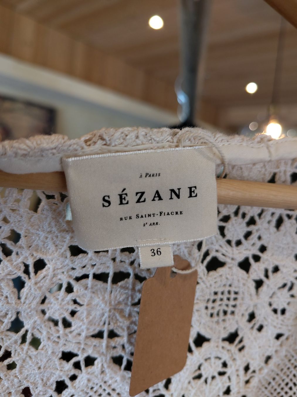 Sezane Blusen: Sézane bluse mit gestrickte blumen creme 36 – Neu (gemäss Beschreibung) aus Losone von ell_nora89 2