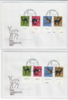 1967 Pro Juventute vier FDC mit Tabs dt. fra. it. und lat.
