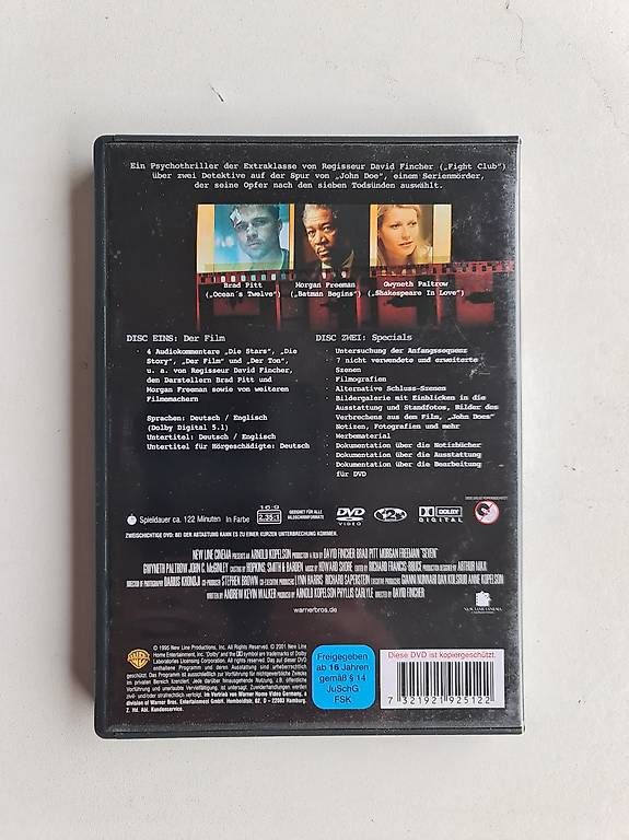 Tutti i DVDs: Sieben Special Edition 2-DVD-Set  Cham VB   – Usato da Cham venduto da trendman19 1