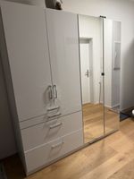 Kleiderschrank weiss mit Spiegel und Schubladen gebraucht