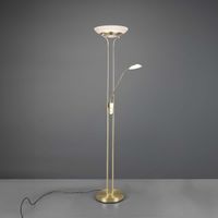 LED Stehleuchte, Messing, 180 cm Höhe