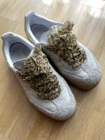 Adidas Samba sambae Gr 38 Leoparden-Schleife Butter-yellow