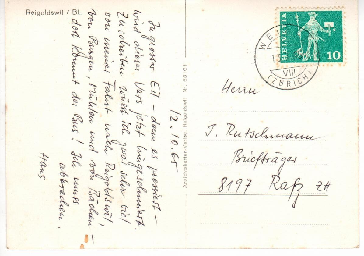 Cartes postales: Reigoldswil – D'occasion à Wolhusen par Curver9 1