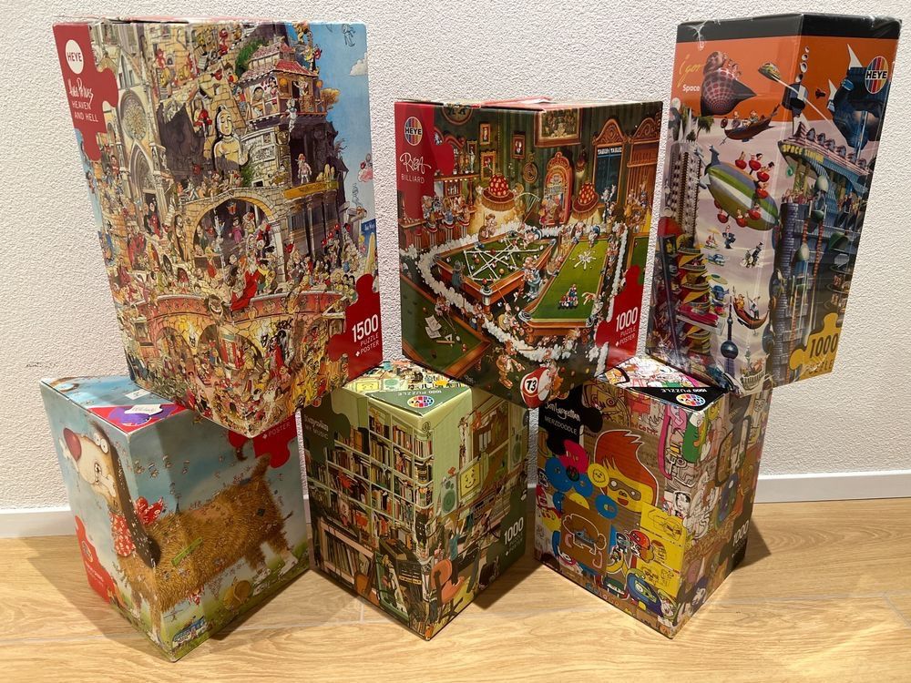 Heye Puzzles: 6x Heye Prades, Ryba etc. vollständig – Gebraucht aus Sennhof von Dealmonster