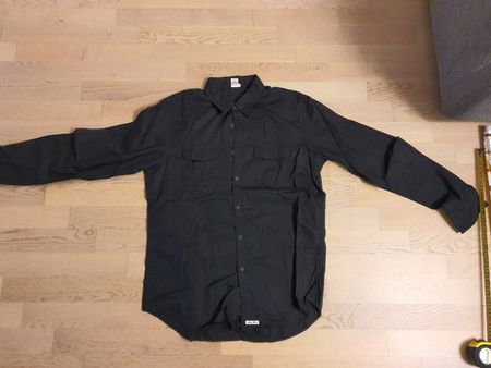 Replay Shirt, mens XL, Black, Flowers on Back - Men's Style