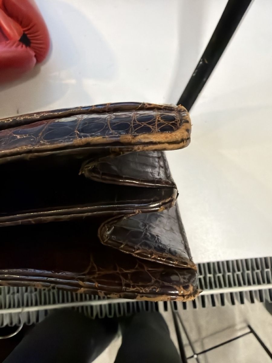 Borse da donna: Vintage Handtasche, echtes Krokodilleder – Usato da Glattbrugg venduto da Vintage94 3
