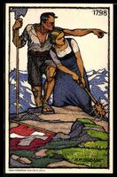 Schweizer Bundesfeier 1913, Liebespaar a