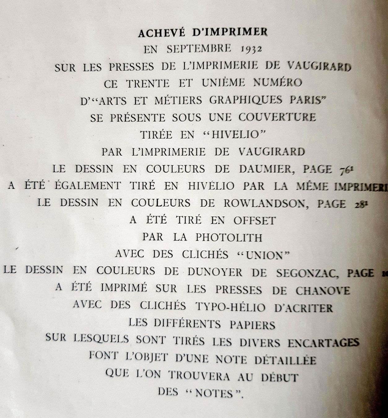 Riviste & Magazine: Caricatures Arts métiers graphiques 1932 – Usato da Tavannes venduto da Nekosumi 4