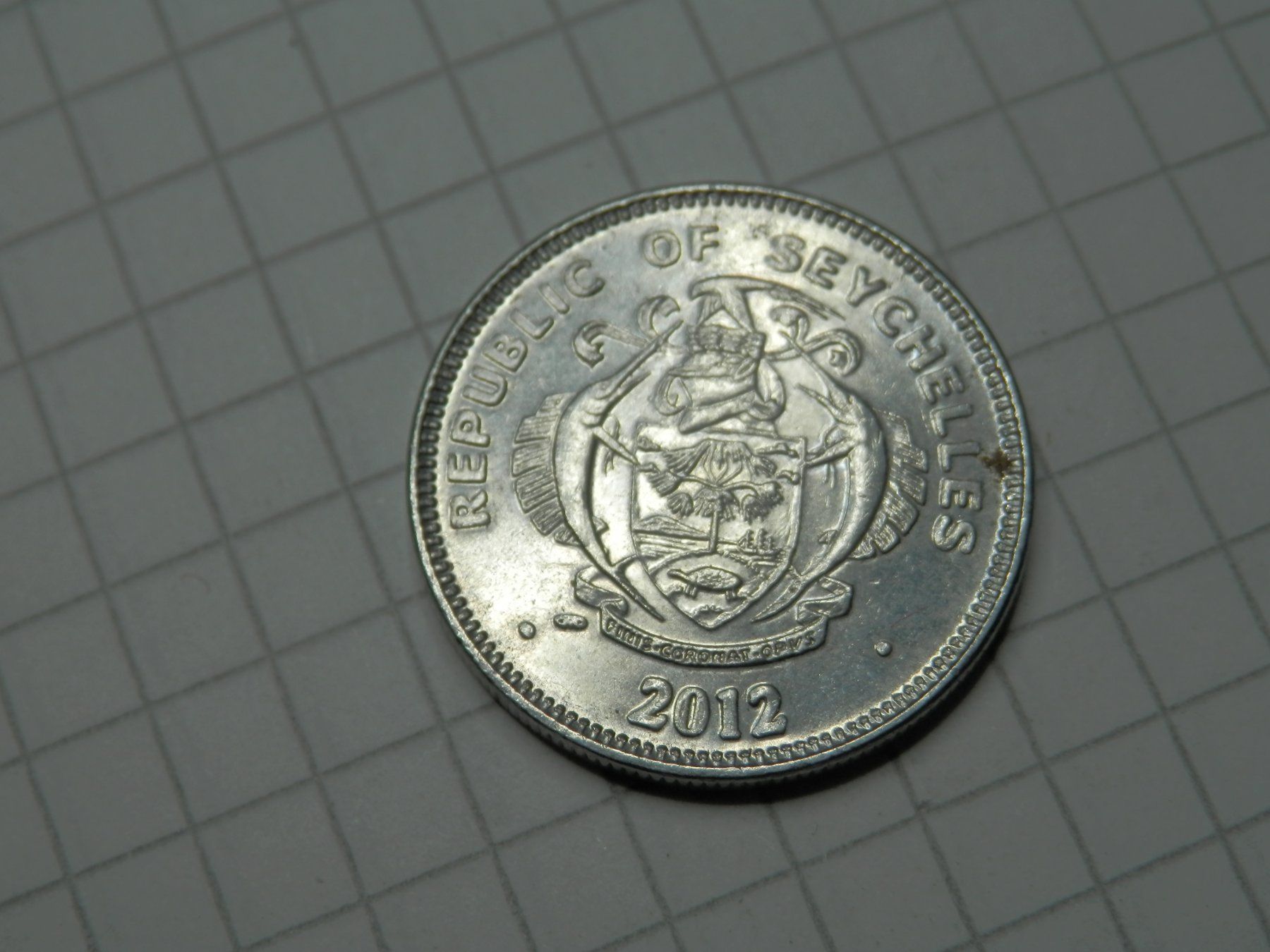 Alle Münzen: Seychellen 25 Cent, 2012 – Gebraucht aus Weiach von weiach81