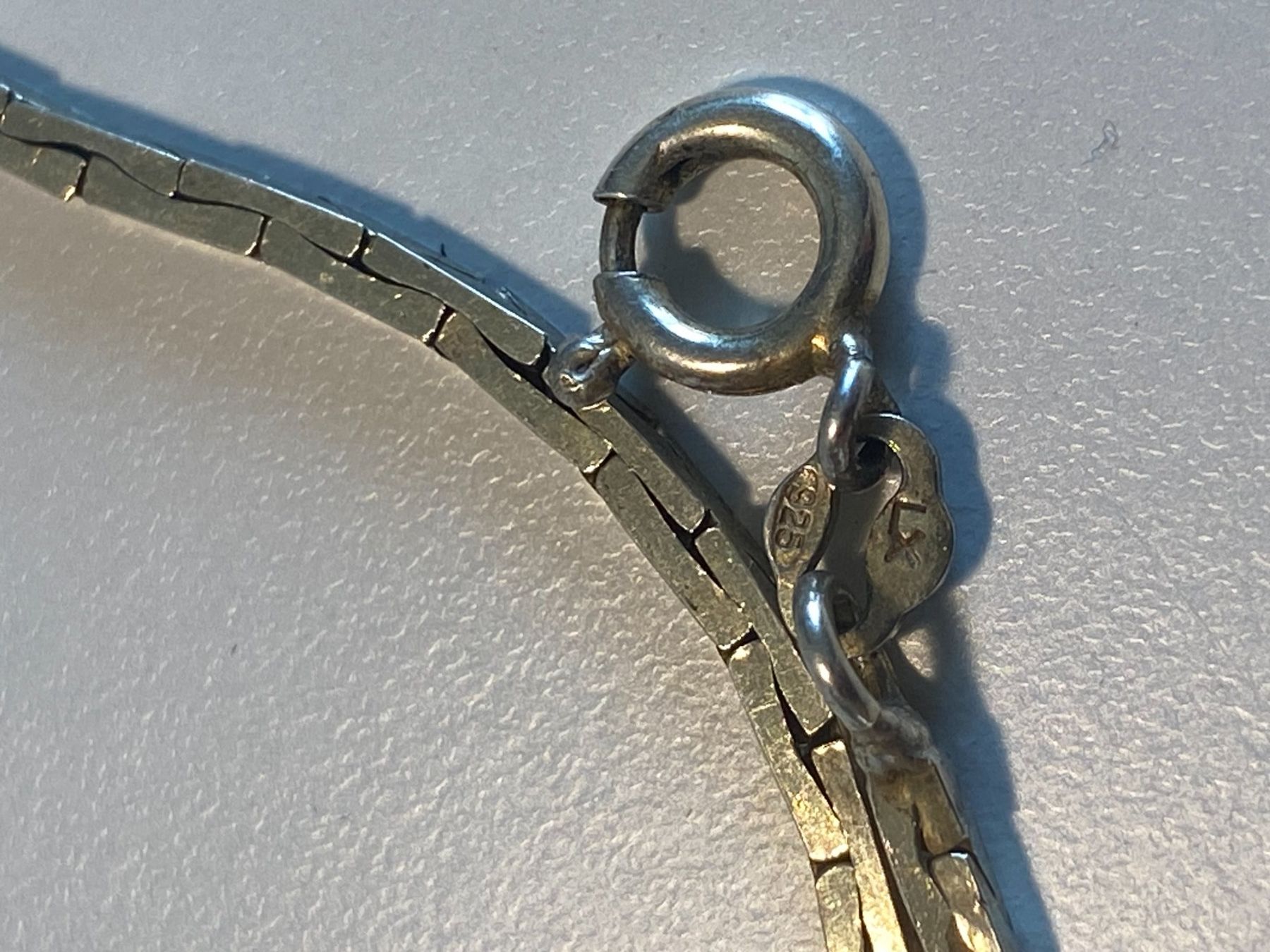 Catenine: 925 Silber Hals-Kette, robust und spezielles Design – Usato da Gümligen venduto da Primeselection 4